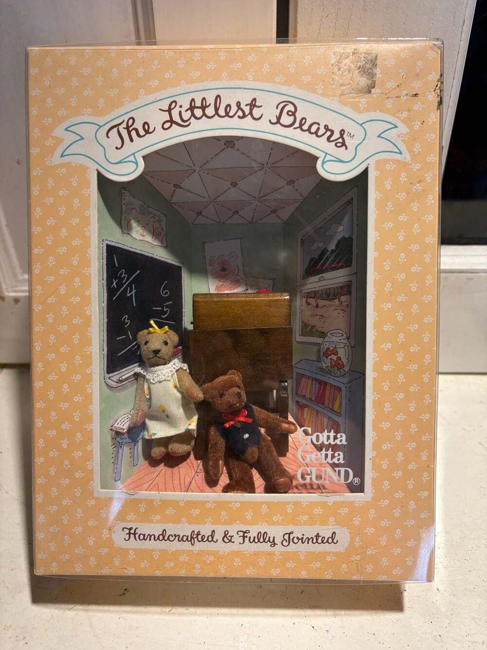 Gund The Littlest Bears Sister & Brother Miniature Stuffed Bears 1994